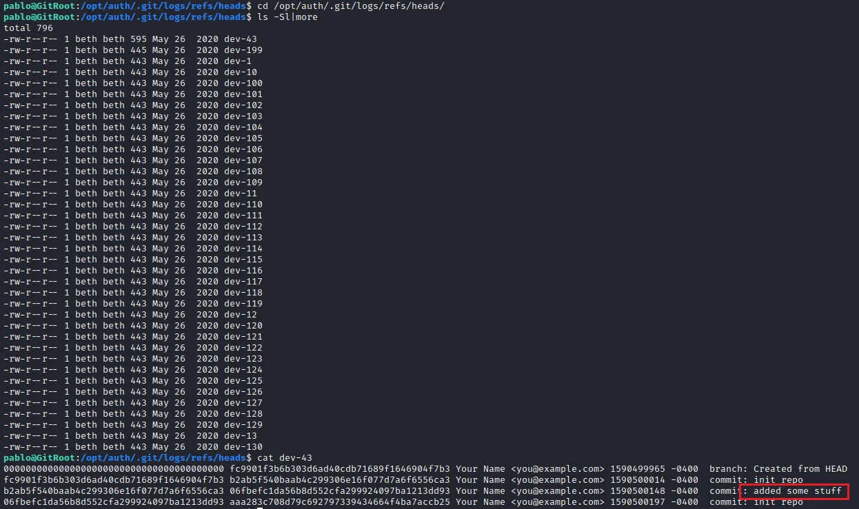 Vulnhub 488 GITROOT 1